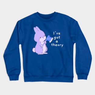 Buffy "I've got a theory" quote purple Crewneck Sweatshirt